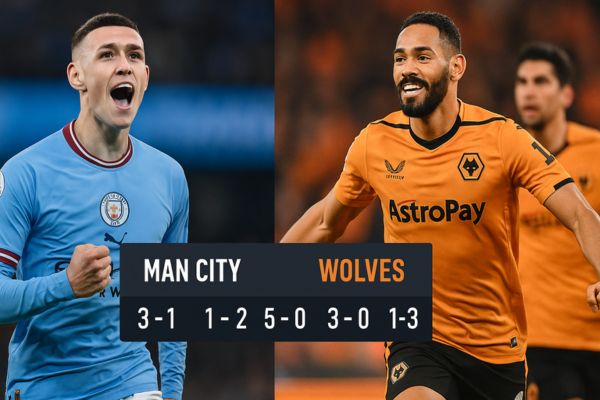 Nhận định bóng đá Phong độ gần đây của Man City vs Wolves Nhận định bóng đá Phong độ gần đây của Man City vs Wolves