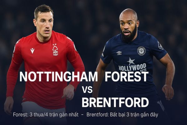 Nhận định bóng đá Phong độ gần đây của Nottingham vs Brentford Nhận định bóng đá Phong độ gần đây của Nottingham vs Brentford